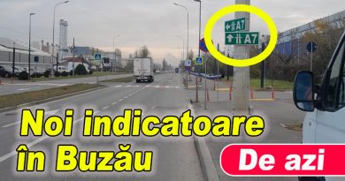 Cum se ajunge la A7 din orașul Buzău. Două posibilități