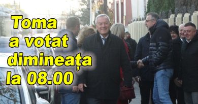 Toma: „Invit pe toți buzoienii la vot. Este un vot important pentru viitorul României”